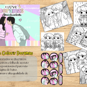 Livro de colorir Doramas