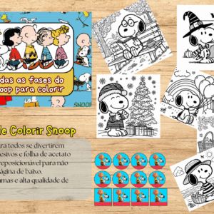 Livro de colorir Snoop