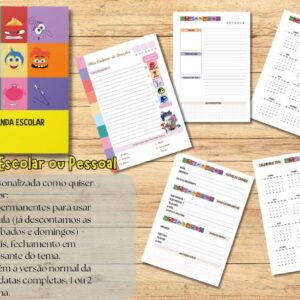Agenda escolar Divertidamente
