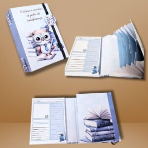 Dia dos Professores! Notepad com Bloquinho e Sanfona.