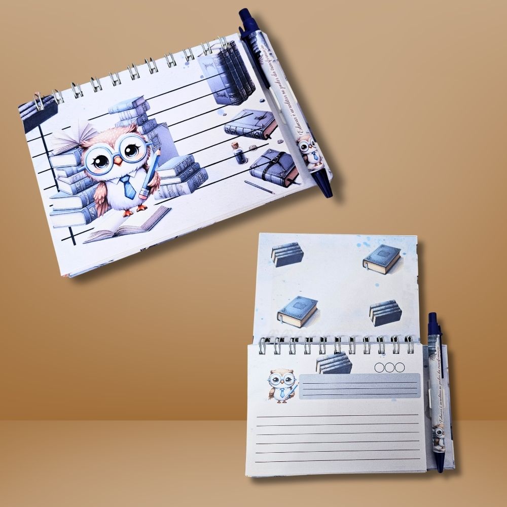 Caderneta Dia dos Professores | Mostre que se importa.